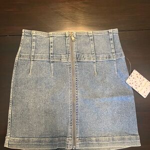 Free People Denim Skirt